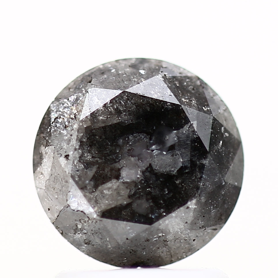 1.54 Carat Fancy Gray Round Shape Diamond Natural Loose Diamond